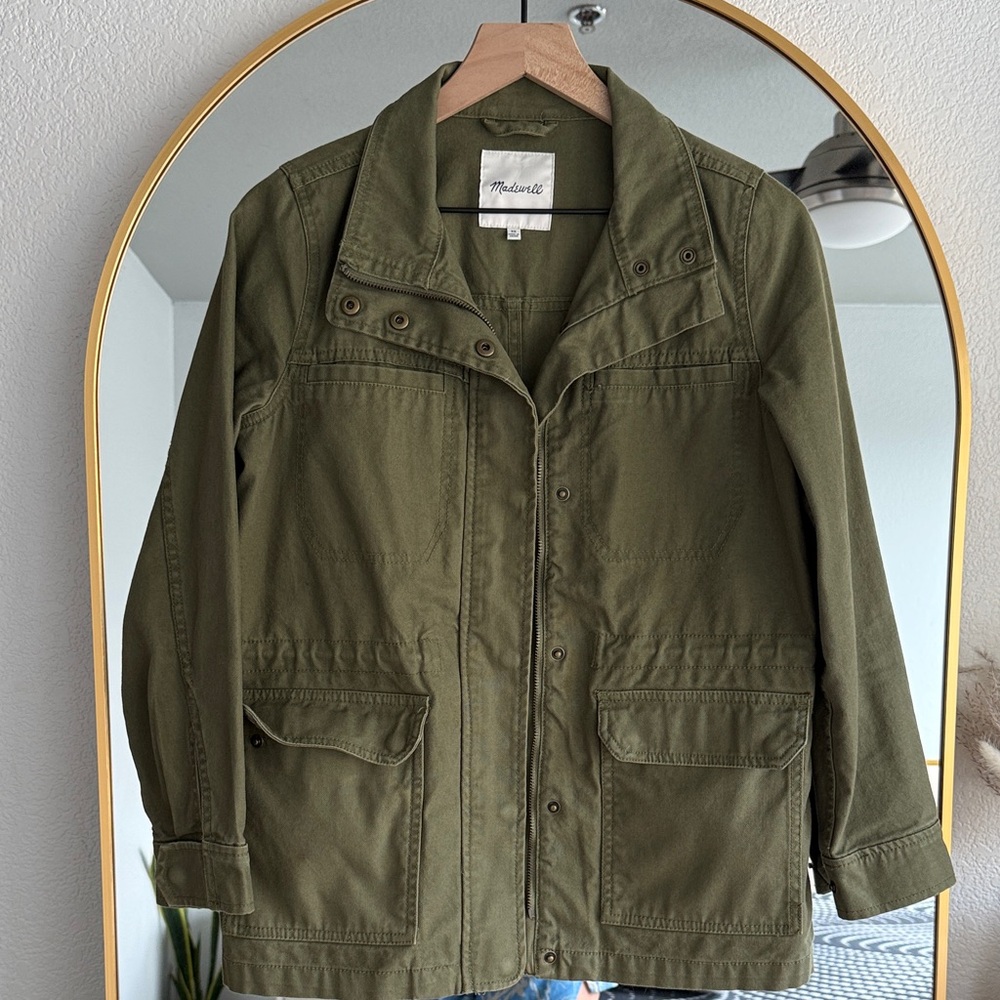 Madewell Women's Utility Jacket in Olive